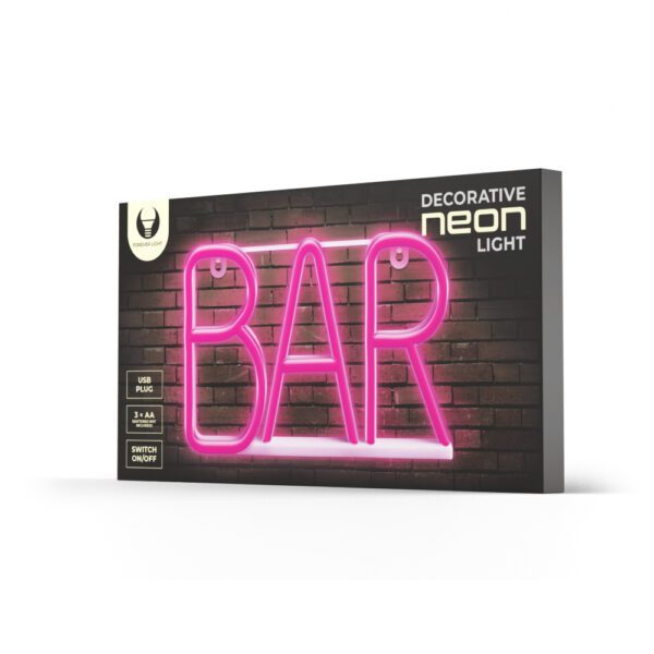 316758_oryg NEON LED BAR pink Bat + USB FLNE24 Forever Light