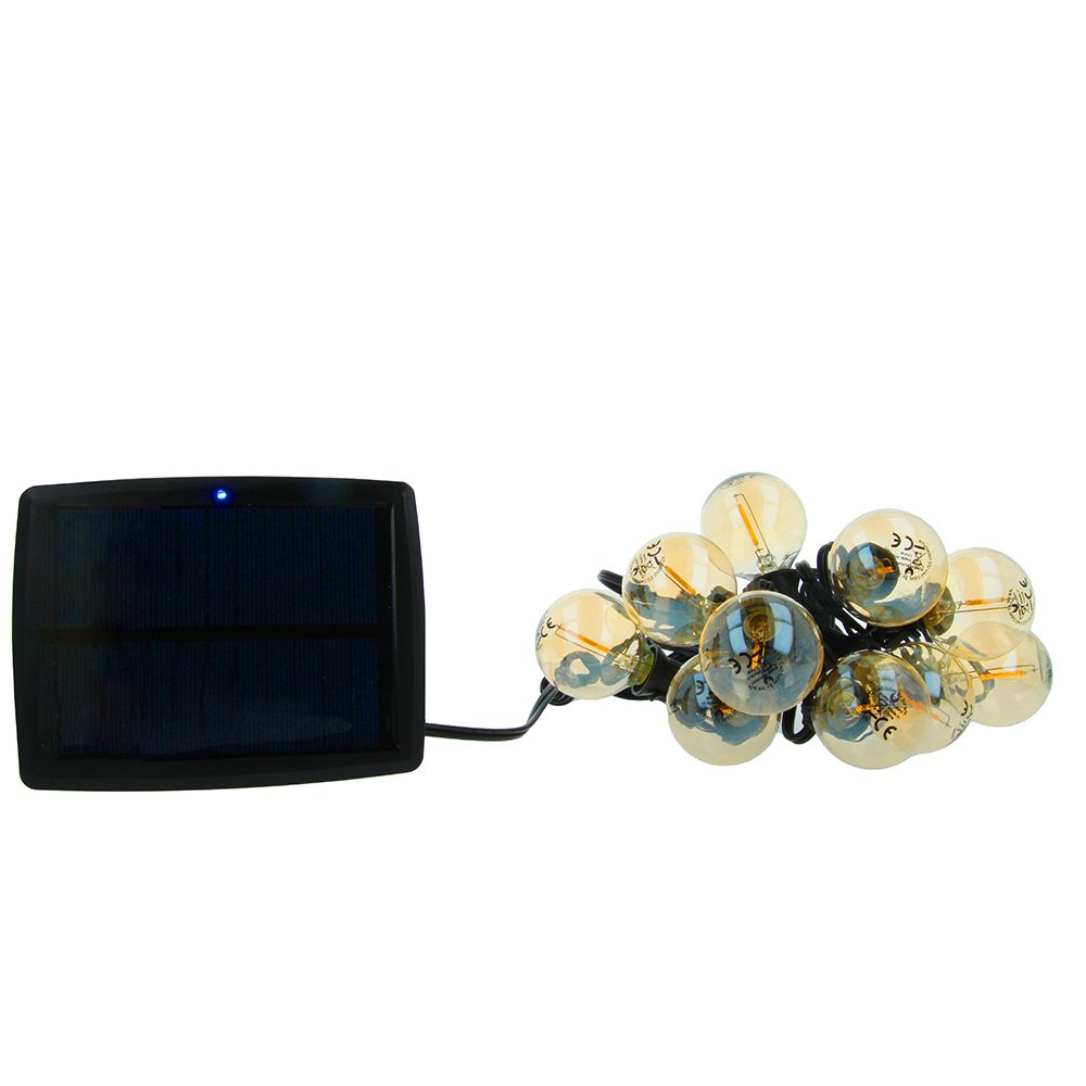 318036_oryg Forever Light LED Solar Garland SUNARI FLS-125 5,5m + 10 bulbs gold G40 IP44