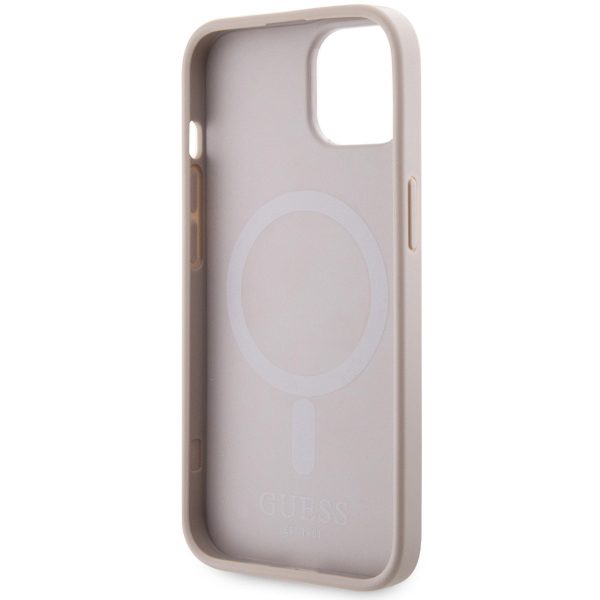 322342_oryg Guess case for iPhone 14 6,1" GUHMP14SHGCFSEP pink harcase Magsafe Gcube PU Stripes