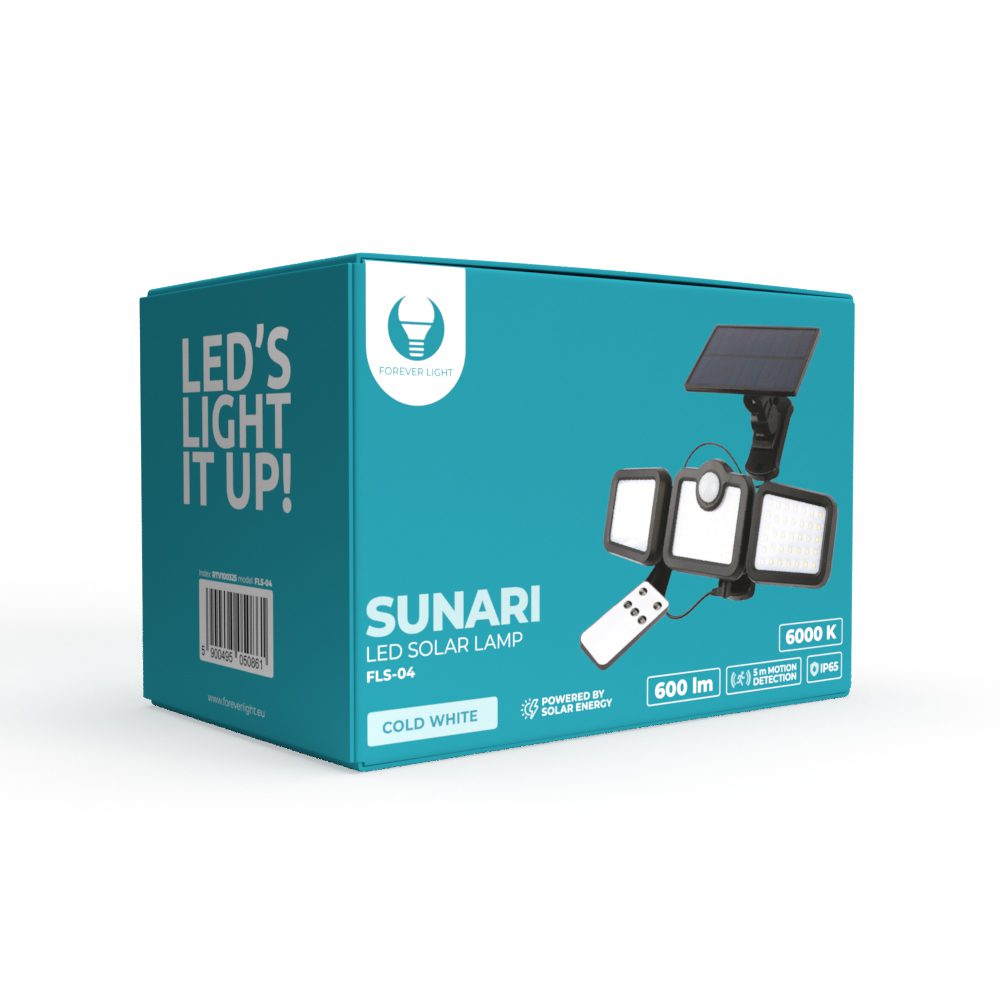 322473_oryg Forever Light Solar LED Lamp SUNARI FLS-04 108*SMD PIR 10W 800lm 6000K 2400mAh Li-Ion Forever Light