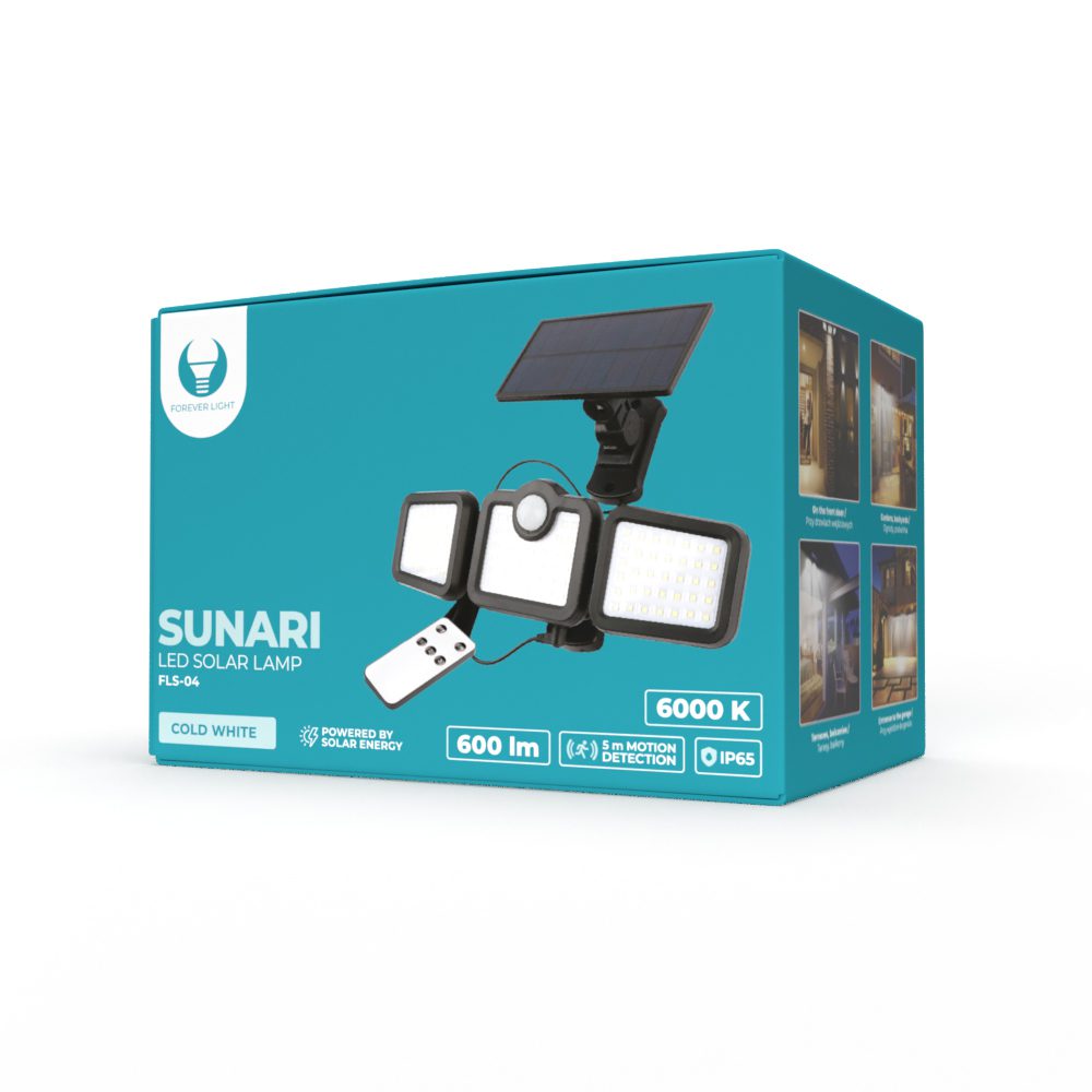322474_oryg Forever Light Solar LED Lamp SUNARI FLS-04 108*SMD PIR 10W 800lm 6000K 2400mAh Li-Ion Forever Light