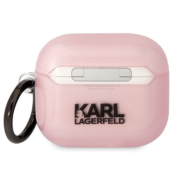 Karl Lagerfeld case for Airpods 3 KLA3HNCHTCP pink Ikonik Choupette