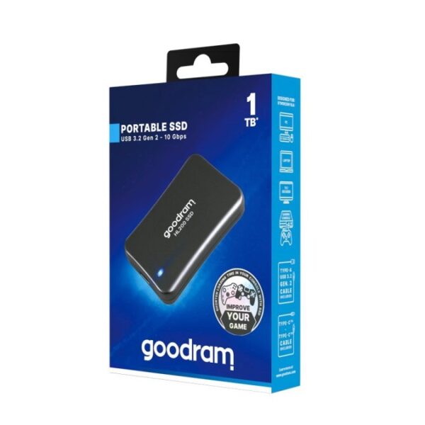 Goodram SSD disc 1TB HL200 USB Type-C + A