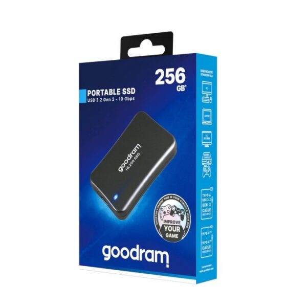 Goodram SSD disc 256GB HL200 USB Type-C + A