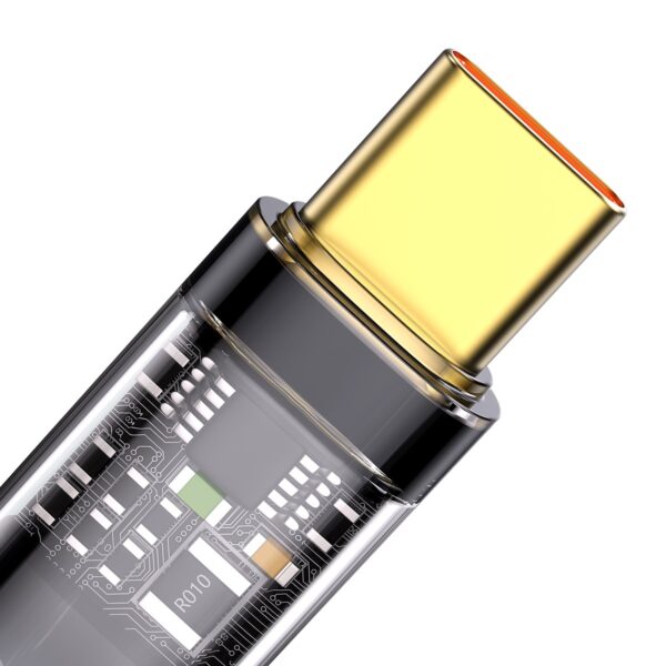 329524_oryg Baseus cable Explorer USB - USB-C 1,0 m black auto power off 100W