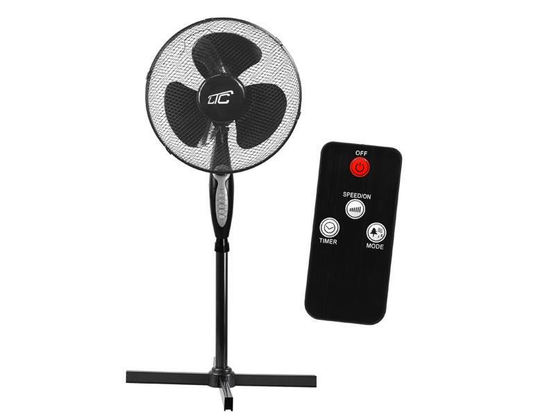 329771_oryg Standing Fan WT06 40W 16" black 3 modes with remote control HQ