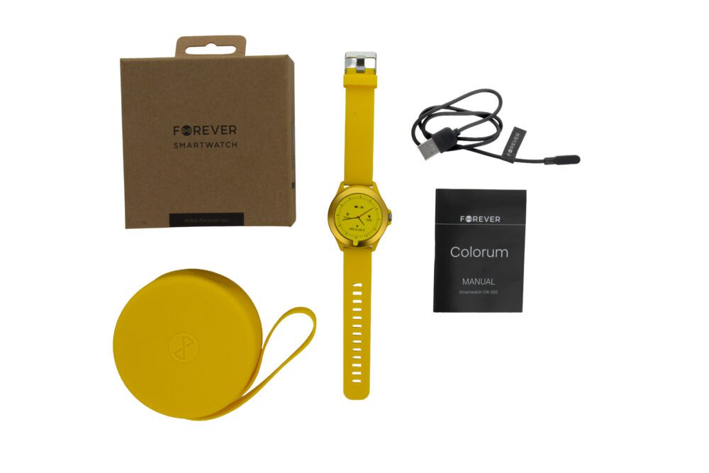 329801_oryg Smartwatch Forever Colorum CW-300 xYellow