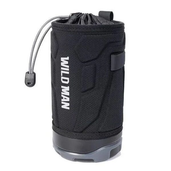 32ac87cc546fbdcd20f8db8f49d3104d WILDMAN traveling bag for bottle cage for bike handlebad 1L R1 black