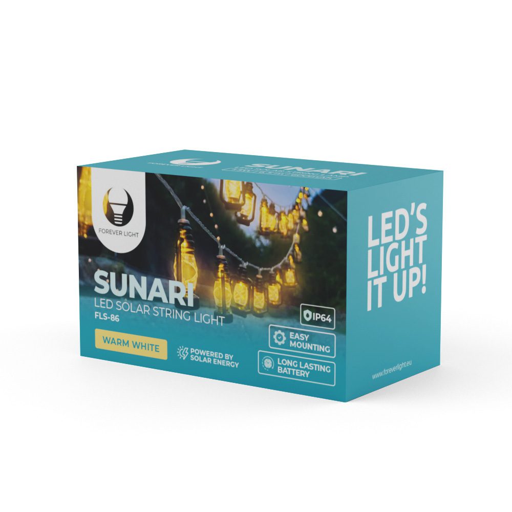 330399_oryg Forever Light Solar LED string Lanterns SUNARI FLS-86 30LED 6,5m 600mAh Ni-MH