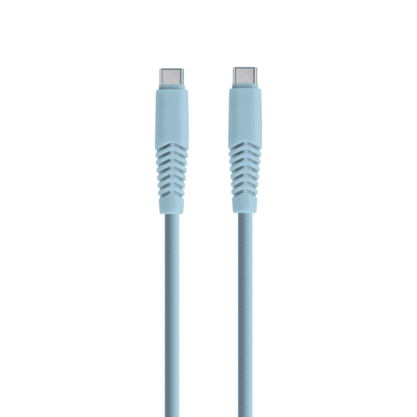 331715_oryg Setty cable USB-C - USB-C 1,5 m 2,1A KSC-C-1.523 niebieski
