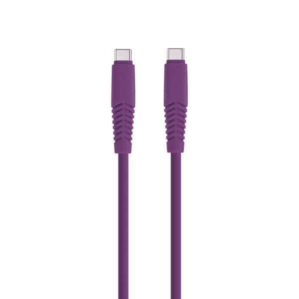 331717_oryg Setty cable USB-C - USB-C 1,5 m 2,1A KSC-C-1.5219 purple