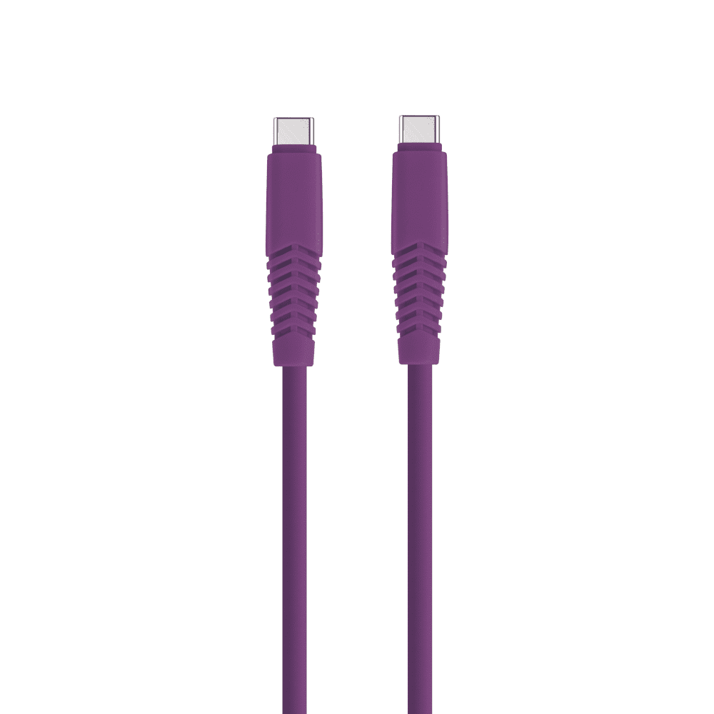 331717_oryg Setty cable USB-C - USB-C 1,5 m 2,1A KSC-C-1.5219 purple