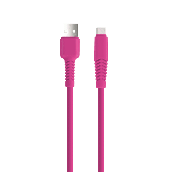 331754_oryg Setty cable USB - USB-C 1,5 m 2A KSA-C-1.526 pink