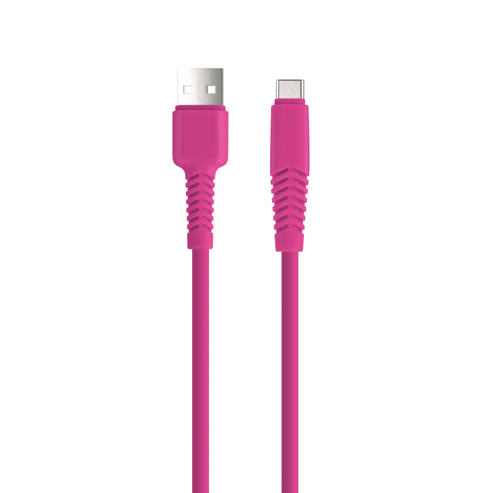 331754_oryg Setty cable USB - USB-C 1,5 m 2A KSA-C-1.526 pink