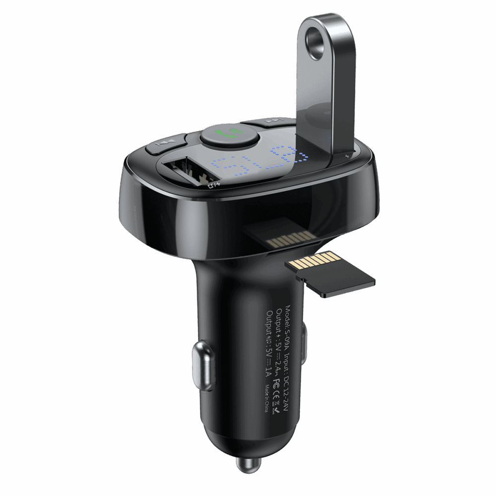 Baseus transmiter FM T Shaped S-09A Bluetooth MP3 black