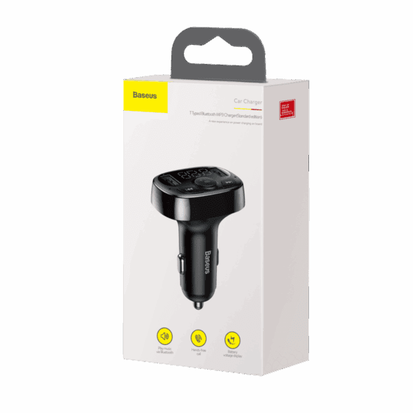 Baseus transmiter FM T Shaped S-09A Bluetooth MP3 black