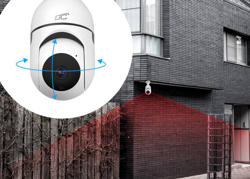 332791_oryg Internet Rotary Camera IP socket E27 PTZ 3Mpix 230V SMART LTC VISION