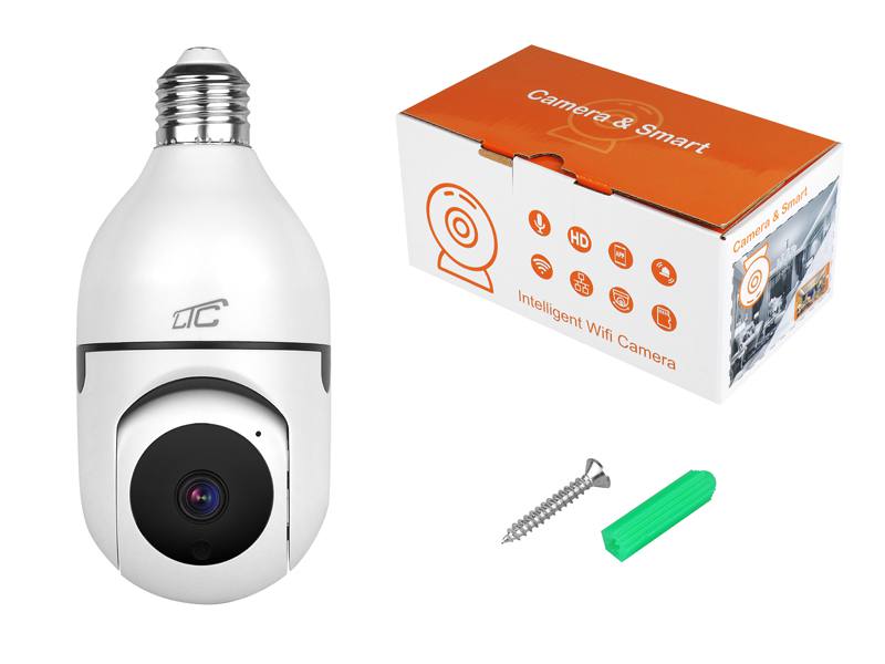 332792_oryg Internet Rotary Camera IP socket E27 PTZ 3Mpix 230V SMART LTC VISION