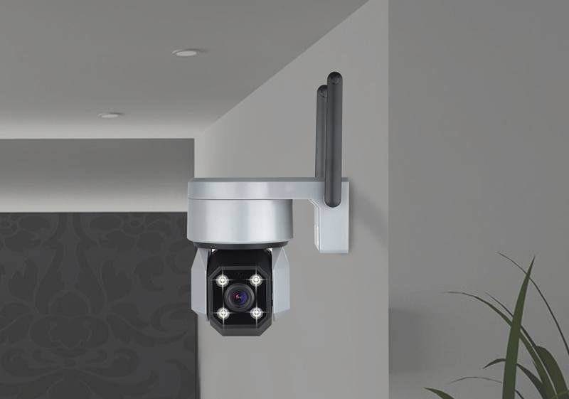 Internet Rotary Exterior Camera IP socket E27 IP65 PTZ 5Mpix 230V SMART LTC VISION