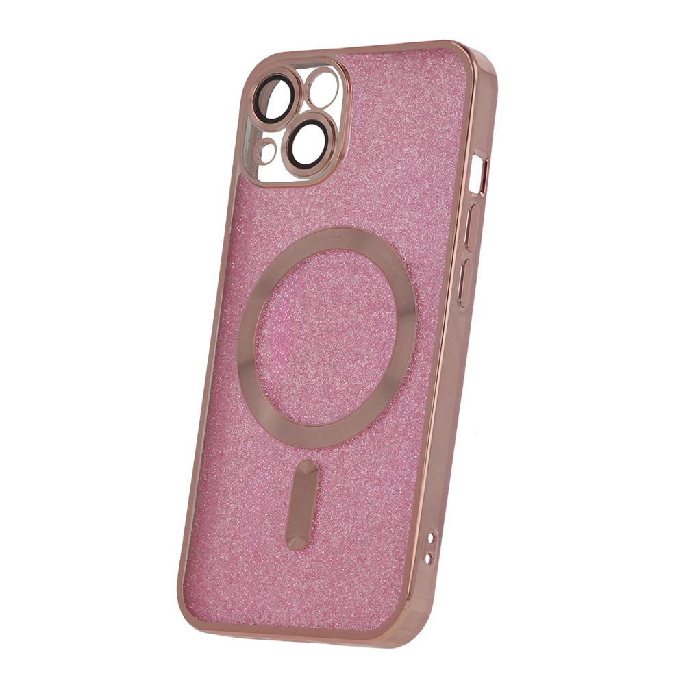 333790_oryg Glitter Chrome Mag case for iPhone 13 6,1" pink