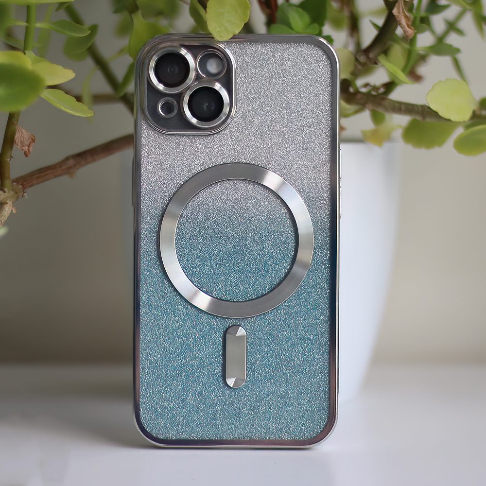 333797_oryg Glitter Chrome Mag case for iPhone 15 Plus 6,7" silver gradient