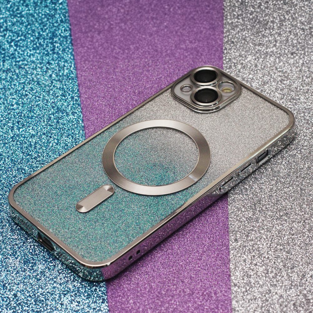 333803_oryg Glitter Chrome Mag case for iPhone 15 Plus 6,7" silver gradient
