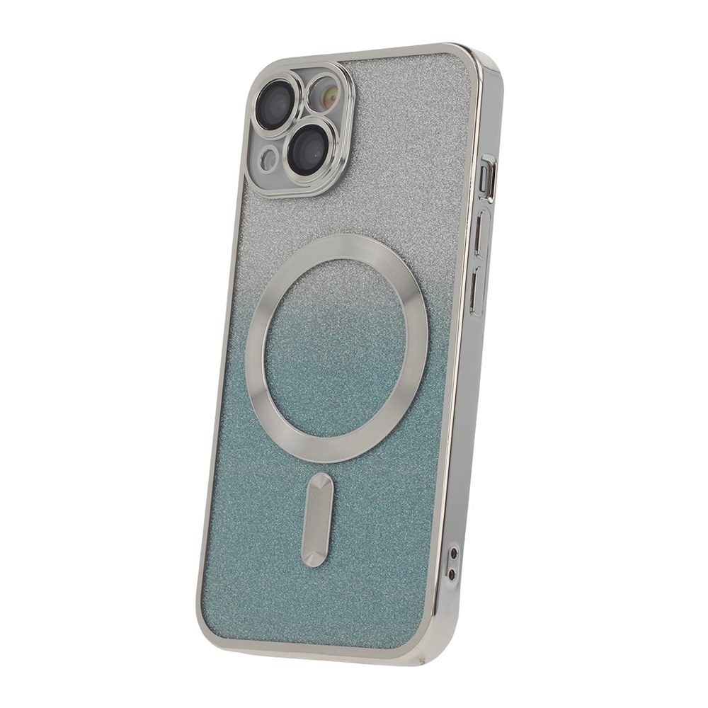 333805_oryg Glitter Chrome Mag case for iPhone 15 Plus 6,7" silver gradient