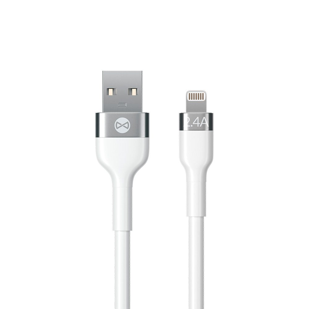 335933_oryg Forever Flexible cable USB - Lightning 1,0 m 2.4A white