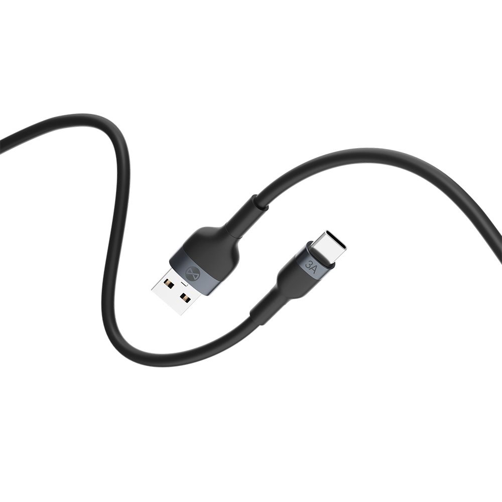 335941_oryg Forever Flexible cable USB - USB-C 1,0 m 3A black