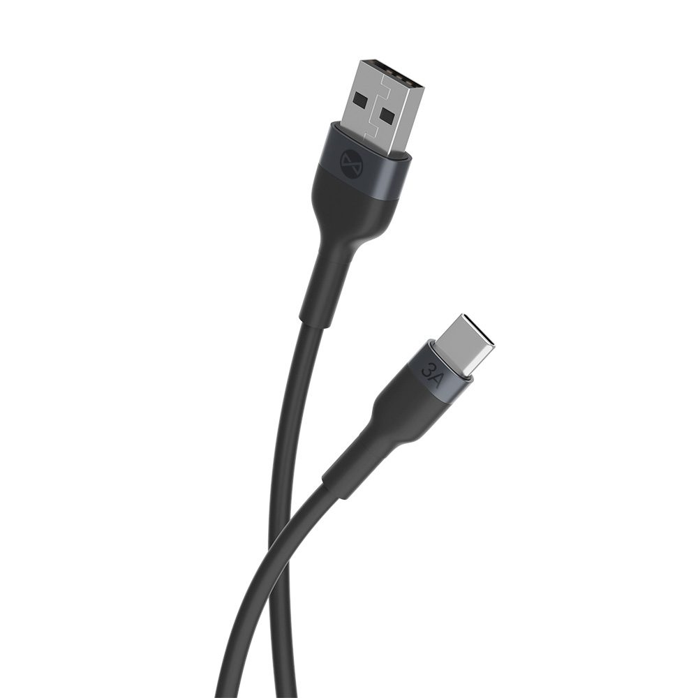 335944_oryg Forever Flexible cable USB - USB-C 1,0 m 3A black