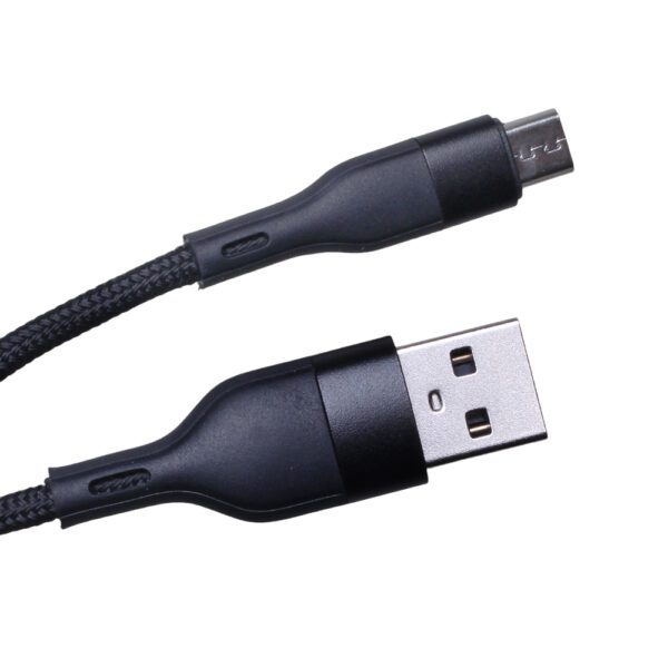 337237_oryg Maxlife MXUC-07 cable USB - microUSB 1,0 m 2,4A black nylon