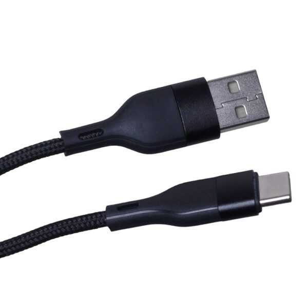 337238_oryg Maxlife MXUC-07 cable USB - USB-C 1,0 m 3A black nylon