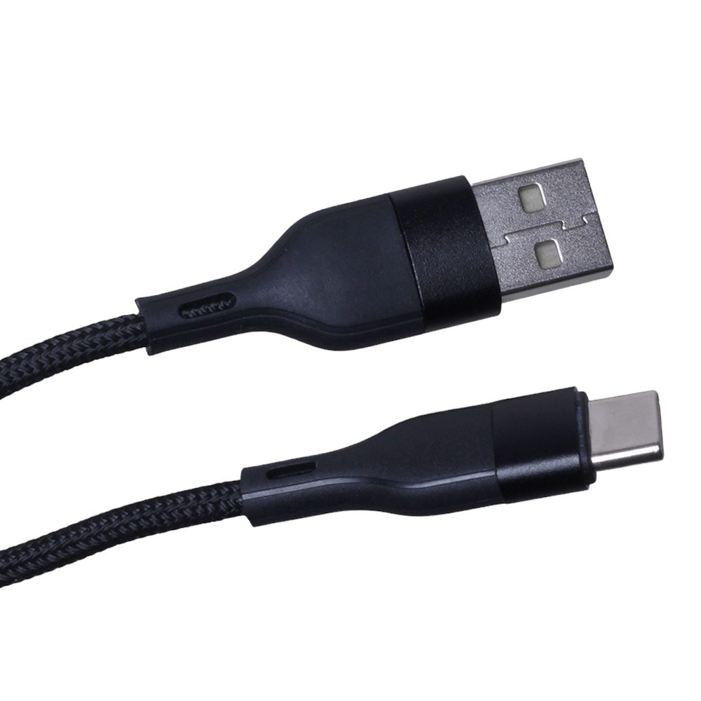 337238_oryg Maxlife MXUC-07 cable USB - USB-C 1,0 m 3A black nylon