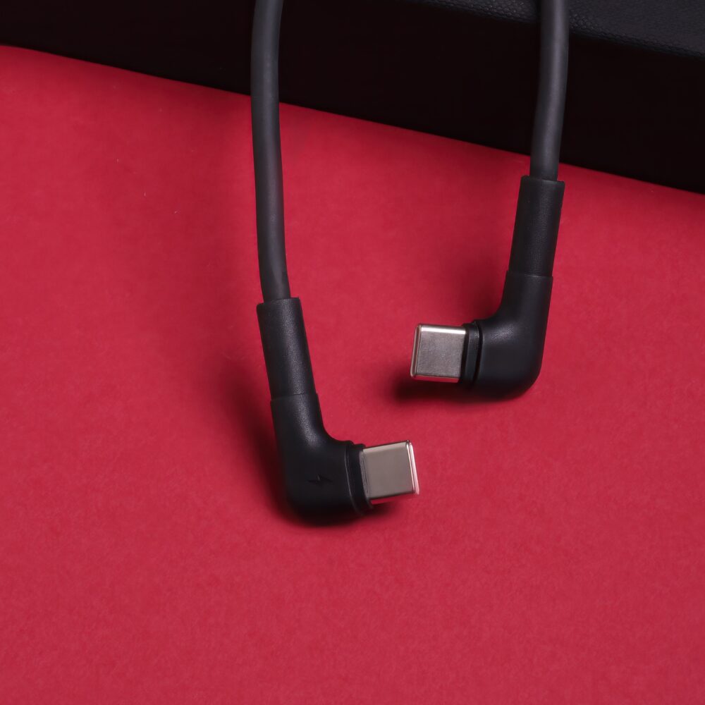 337450_oryg Maxlife MXUC-09 angle cable USB-C - USB-C 1,0 m 60W black
