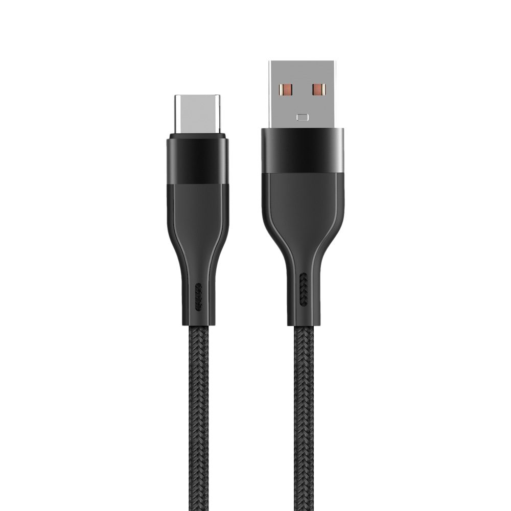 337518_oryg Maxlife MXUC-07 cable USB - USB-C 1,0 m 3A black nylon