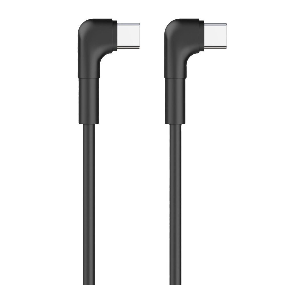 337522_oryg Maxlife MXUC-09 angle cable USB-C - USB-C 1,0 m 60W black