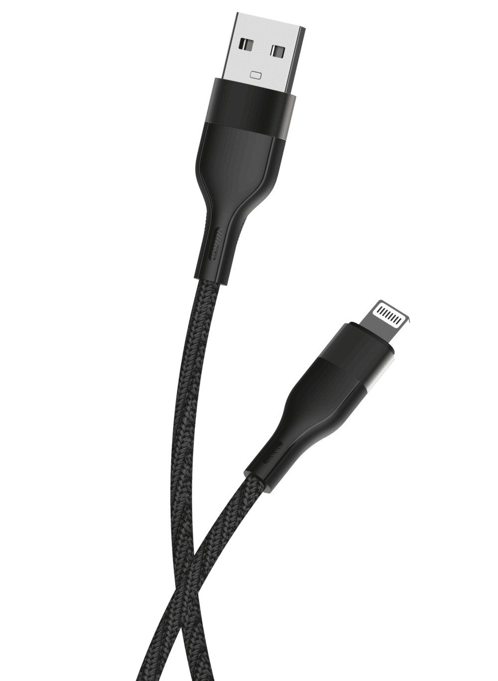 337536_oryg Maxlife MXUC-07 cable USB - Lightning 1,0 m 2,4A black nylon