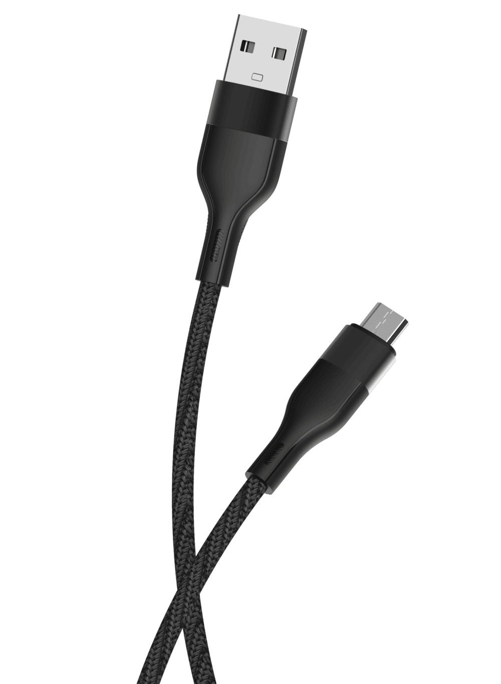 337537_oryg Maxlife MXUC-07 cable USB - microUSB 1,0 m 2,4A black nylon
