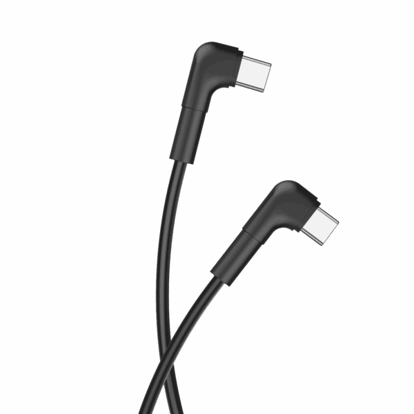 337540_oryg Maxlife MXUC-09 angle cable USB-C - USB-C 1,0 m 60W black