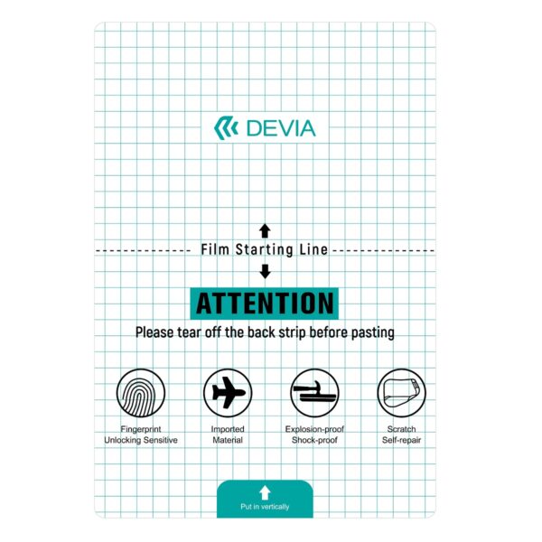 337645_oryg Devia Anticrash foil set for tablets for a cutting machine 20 pcs 20 x 29 cm