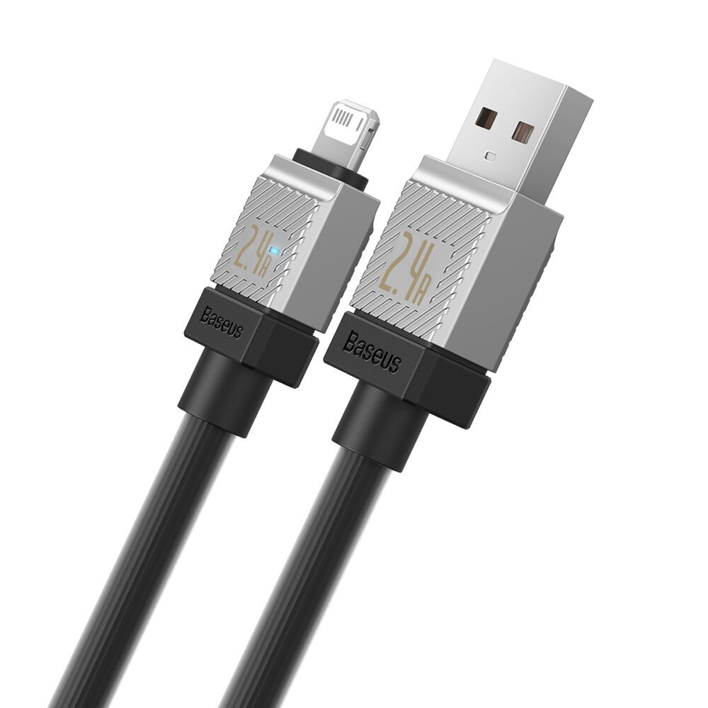Baseus cable CoolPlay USB - Lightning 2m 2,4A black