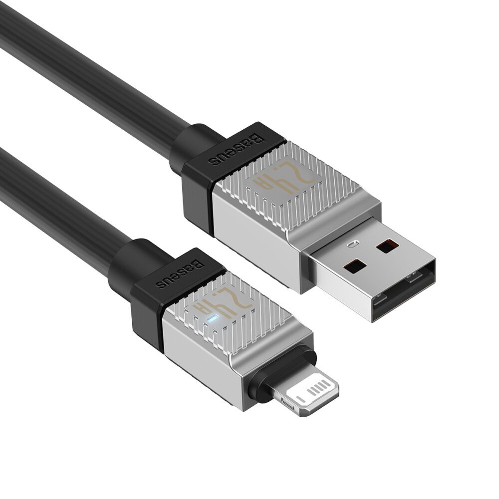 Baseus cable CoolPlay USB - Lightning 2m 2,4A black