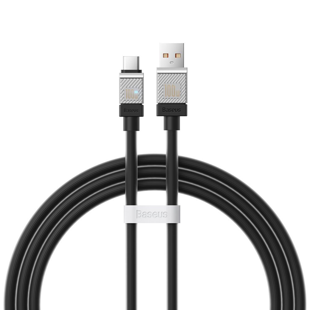 Baseus cable CoolPlay USB - USB-C 1m 100W black