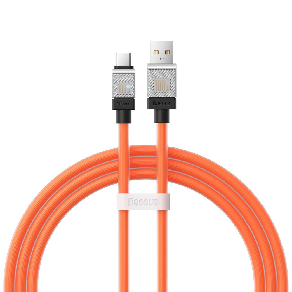 339401_oryg Baseus cable CoolPlay USB - USB-C 1m 100W orange
