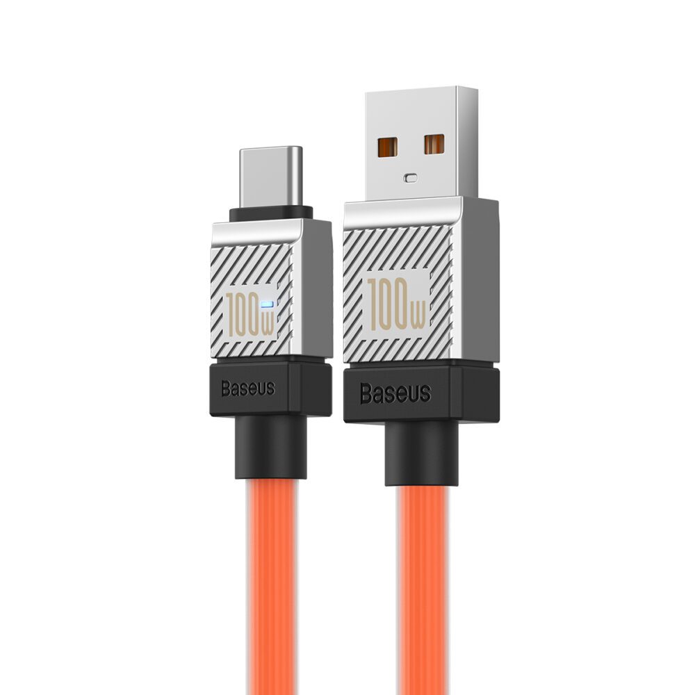 339403_oryg Baseus cable CoolPlay USB - USB-C 1m 100W orange