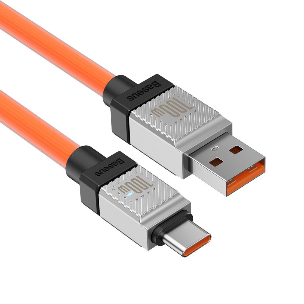 339405_oryg Baseus cable CoolPlay USB - USB-C 1m 100W orange