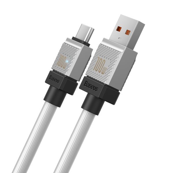 Baseus cable CoolPlay USB - USB-C 2m 100W white