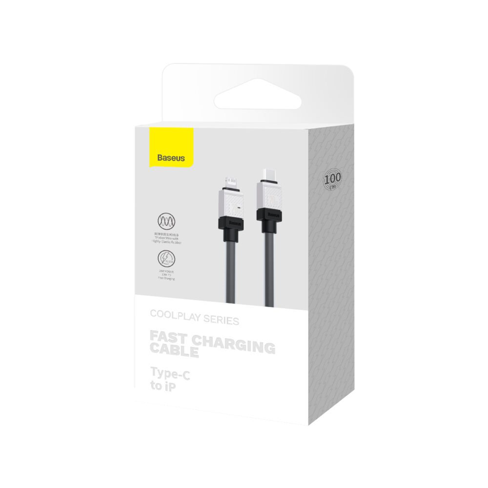 339457_oryg Baseus cable CoolPlay USB-C - Lightning 1m 20W black
