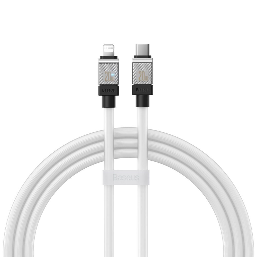 339492_oryg Baseus cable CoolPlay USB-C - Lightning 2m 20W white