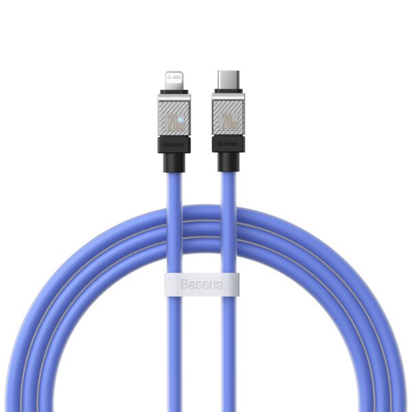 339501_oryg Baseus cable CoolPlay USB-C - Lightning 2m 20W blue